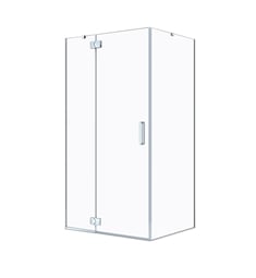 Neptune 31.1308.163.30 Azelia 3260 Pivot Shower Enclosure with Tempered Clear Glass in Chrome Finish