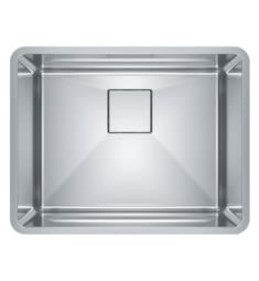 Franke PTX110-22 Pescara 23 5/8" Single Bowl Undermount Stainless Steel Kitchen Sink