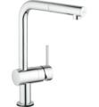Grohe 30218 Minta Touch 13 1/8" One Handle Deck Mounted Electronic Pull-Out Kitchen Faucet