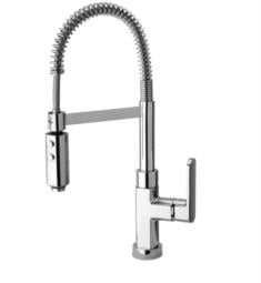 LaToscana 86557 Novello 7" Single Handle Deck Mounted Pull-Down Spray Kitchen Faucet with Pre Rinse Spout