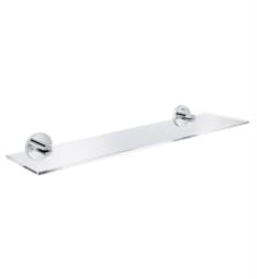 Grohe 40799001 Essentials 20 7/8" Wall Mount Glass Shelf in Chrome