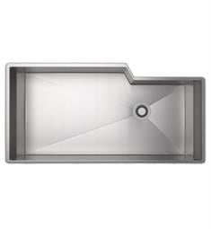 Rohl RGK3016SB 35 1/8" Single Bowl Undermount/Drop-In Stainless Steel Kitchen Sink