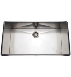 Rohl RSS3618 37 1/2" Single Bowl Undermount Stainless Steel Kitchen Sink