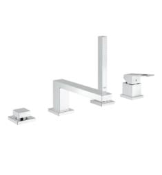 Grohe 19897001 Eurocube 8 3/4" Four Hole Widespread/Deck Mounted Roman Tub Filler with Handshower
