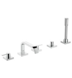 Grohe 25097001 Allure 8 1/4" Five Hole Widespread/Deck Mounted Roman Tub Filler with Handshower