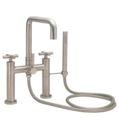 California Faucets 1208.20 Bolsa 16 1/8" Contemporary Deck Mounted Tub Filler with 2.0 GPM Handshower