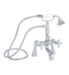 California Faucets 1508-D.20 Balboa 13 3/4" Contemporary Deluxe Double Handle Deck Mounted Telephone Tub Filler with Handshower
