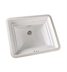 Rohl U.2830WH Perrin & Rowe 21 1/4" Single Bowl Undermount Rectangular Bathroom Sink in White
