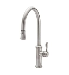 California Faucets K10-101 Davoli 15 3/4" Single Handle Deck Mounted Pull-Down Bar/Prep Kitchen Faucet