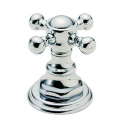 California Faucets H-60-H 60 Series Cross Handle with Hot Porcelain Index Button