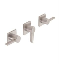 California Faucets TO-E303CL Bel Canto Three Lever Handle Square Base Tub and Shower Trim