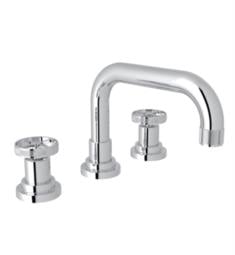 Rohl A3318IW Campo 6 3/4" Double Handle Widespread U-Spout Bathroom Sink Faucet