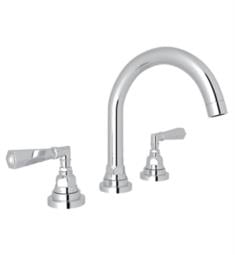 Rohl A2328 San Giovanni 6 7/8" Double Handle Widespread C-Spout Bathroom Sink Faucet