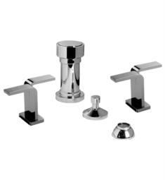 Graff G-2360 Immersion 5" Double Handle Widespread Bidet Faucet Set with Pop-Up Drain