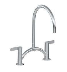 Graff G-4890-LM46B Terra 9 1/8" Double Handle Bridge/Deck Mounted Pull-Out Kitchen Faucet