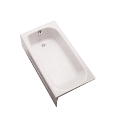 TOTO FBY1515LP#01 59 3/4" Drop-In Soaker Bath Tub with Left Hand Drain in Cotton White