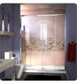 DreamLine SHDR-1160726 Visions 56 to 60 in. Frameless Sliding Shower Door