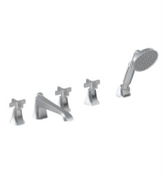 Graff G-6853 Finezza DUE 8 3/8" Double Handle Widespread/Deck Mounted Roman Tub Faucet with Hand Shower