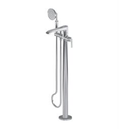 Graff G-6857-LM47N Finezza DUE 34 3/8" Floor Mounted Tub Filler with Handshower and Diverter