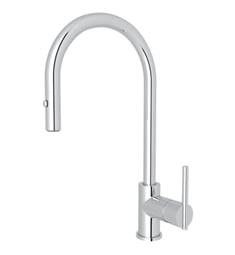 Rohl CY57L Modern 7 7/8" Deck Mounted Pull-Down Side Lever Kitchen Faucet