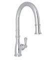 Rohl U.4744 Perrin and Rowe 9 1/4" Traditional Deck Mounted Pull-Down Kitchen Faucet