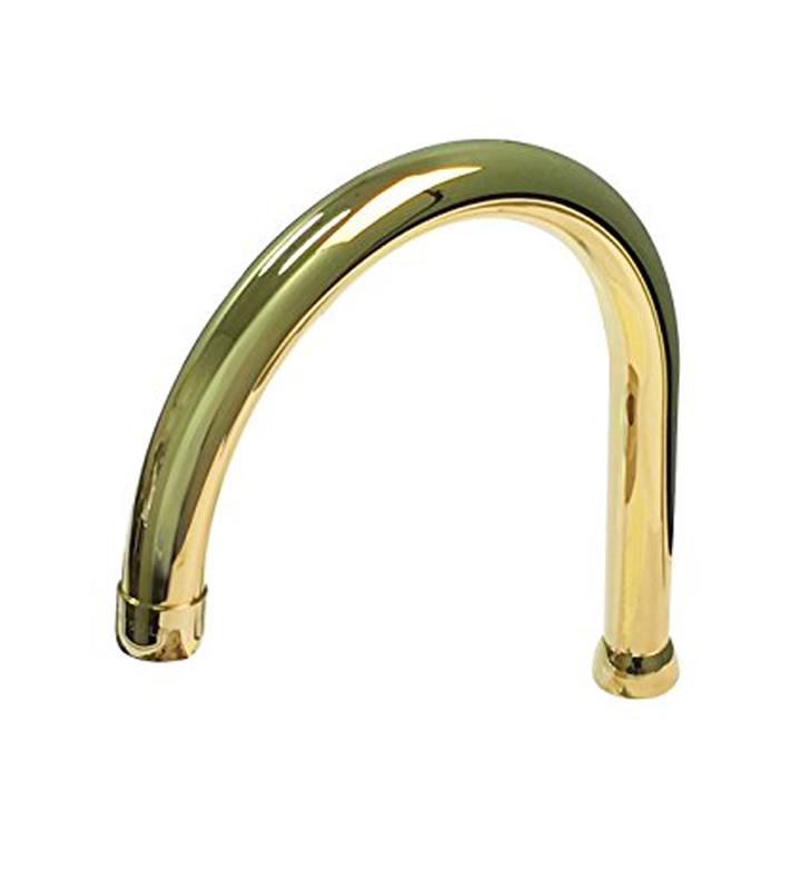 ROHL C7453STN Country Kitchen Column Spout with O-Rings for A1466 and A1407  Faucets With Finish: Satin Nickel