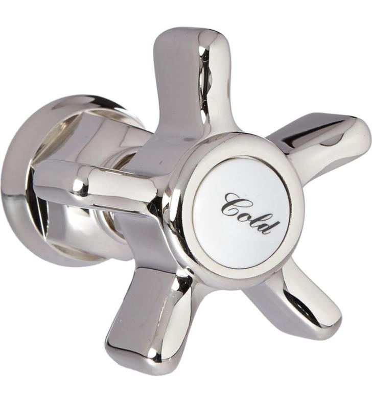 ROHL C7618XAPC Country Kitchen Five Spoke Handle with Bell Housing Dames  Anglaises With Finish: Polished Chrome