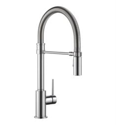 Delta 9659-DST Trinsic Pro 19 5/8" Single Handle Pull-Down Kitchen Faucet with Spring Spout