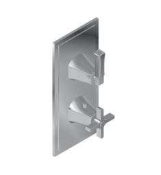Graff G-8149-1C1L-T M-Series 4 3/4" Two Hole Thermostatic Valve Trim Plate with Finezza DUE Handle