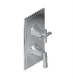 Graff G-8149-1L1C-T M-Series 4 3/4" Two Hole Thermostatic Valve Trim Plate with Finezza DUE Handle