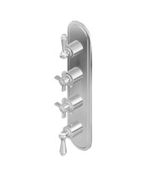 Graff G-8088-ALM48C16-T M-Series 4" Four Hole Vertical Trim Plate with Camden Handle