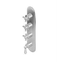 Graff G-8088-LM48C16-T M-Series 4" Four Hole Vertical Trim Plate with Camden Handle