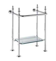 Rohl RW2231 22 1/2" Free Standing Wash Stand with Glass Shelf
