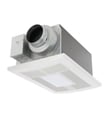 Panasonic FV-0511VHL1 WhisperWarm DC 50/80/110 CFM Bathroom Exhaust Fan with Heater and Light in White