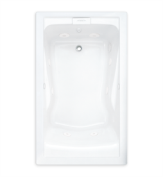 American Standard 2771V418C.020 Evolution 60 Inch by 36 Inch Deep Soak Customizable Bathtub in White