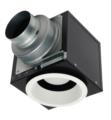 Panasonic FV-NLF46RES Recessed Inlet Bathroom Exhaust Fan/Supply Inlets with LED Light in Black