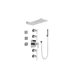 Graff GH1.123A-LM38S-PC Aqua-Sense Full Square Thermostatic Shower System in Polished Chrome