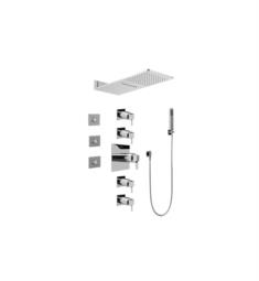 Graff GH1.123A-LM39S-PC Aqua-Sense Full Square Thermostatic Shower System in Polished Chrome