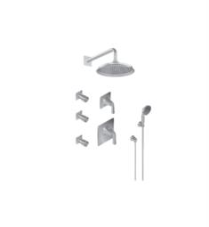 Graff GR2.222SG-LM47E0 Finezza DUE M-Series Full Thermostatic Shower System with Diverter Valve