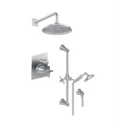Graff G-7288-C15S Finezza DUE Full Pressure Balancing System Shower and Slide Bar with Handshower