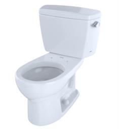 TOTO CST743ER#01 Eco Drake 26 3/8" Two-Piece Round Toilet with 1.28 GPF Single Flush and Right Hand Trip Lever in Cotton