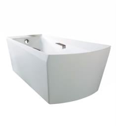 TOTO ABF964N#01 Soiree 72 3/8" Acrylic Freestanding Soaker Bathtub with Grab Bars