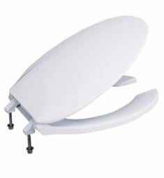 TOTO SC134#01 14 1/2" Commercial Elongated Open Front Toilet Seat and Cover in Cotton White
