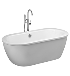 American Standard 2764014M202.011 Cadet Freestanding Tub with Tub Filler, Hand Spray and Drain