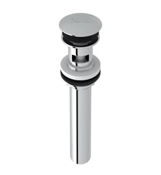 Rohl 5447 2 1/8" Slotted Touch Seal Dome Drain with Tailpiece