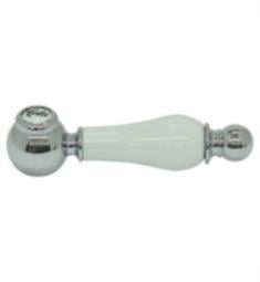 Rohl ZZ9736802 Arcana White Porcelain Lever with Hot Screw Cover Cap