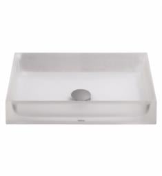 TOTO LLT151#61 Luminist 19 3/4" Epoxy Resin Rectangular Vessel Lavatory Sink in Frosted White