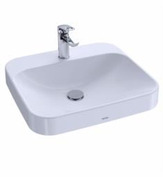 TOTO LT415G#01 Arvina 19 3/4" Vitreous China Rectangle Vessel Bathroom Sink in Cotton