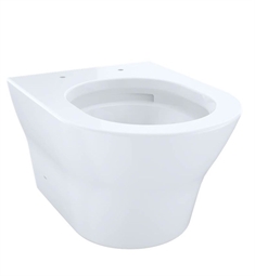 TOTO CT437FGT20#01 MH Wall-Hung One-Piece D-Shape Washlet+ Toilet, Universal Height and 1.28 GPF & 0.9 GPF Dual Flush