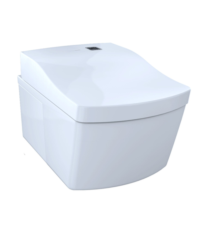 Cwt994cemfg 01 Neorest Ew Wall Hung One Piece Square Toilet Universal Height With 1 28 Gpf 0 9 Dual Flush - Wall Hung Toilet Seat Height